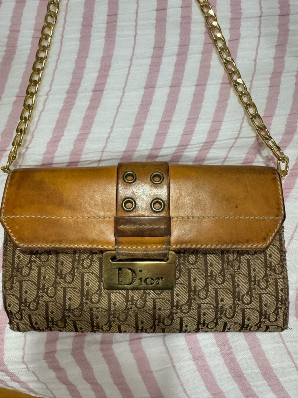 VINTAGE Christian Dior Trotter street chic long wallet